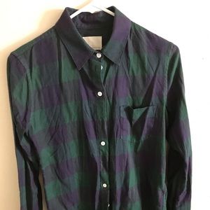 Band Of Outsiders Check Pocket Shirt